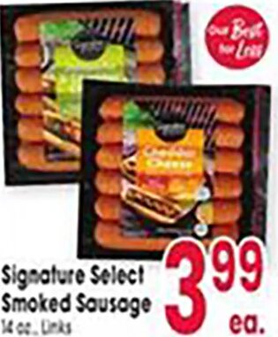 Signature Select Smoked Sausage at Jewel-Osco