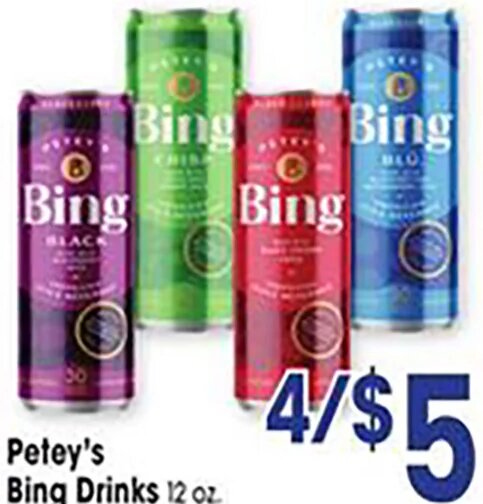 Petey's Bing Drinks