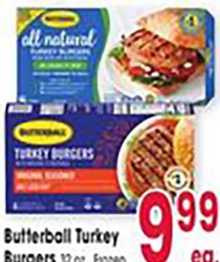 Butterball Turkey Burgers at Jewel-Osco