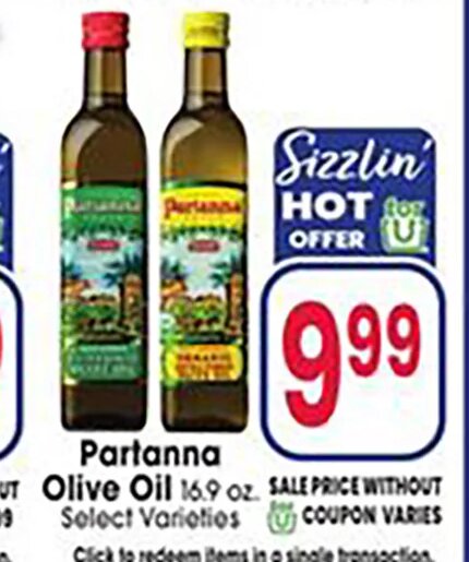 Partanna Olive Oil at Jewel-Osco