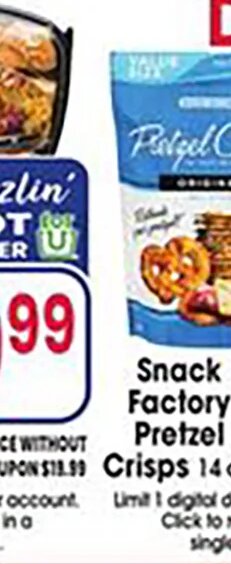 Snack Factory Pretzel Crisps