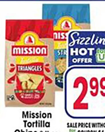 Mission Tortilla Chips at Jewel-Osco