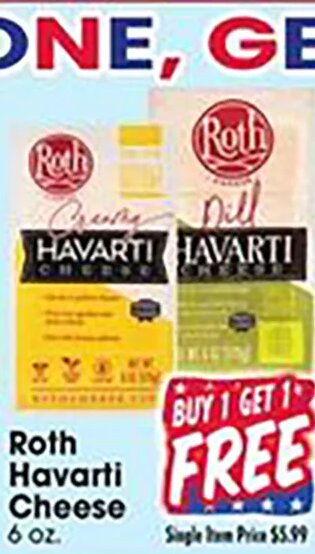 Roth Havarti Cheese at Jewel-Osco