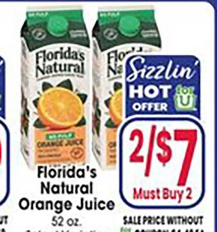 Florida's Natural Orange Juice at Jewel-Osco