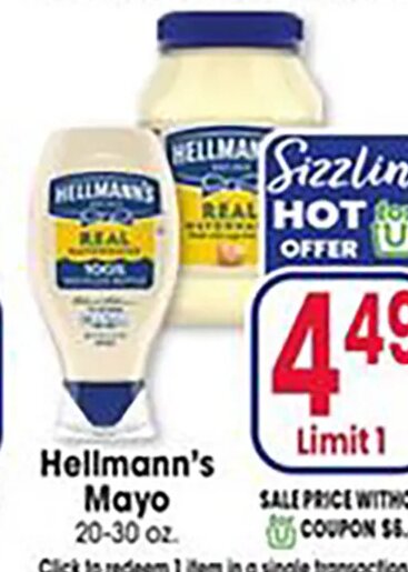Hellmann's Mayo at Jewel-Osco