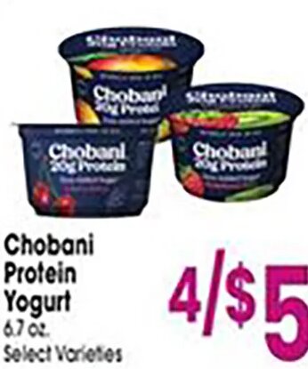 Chobani Protein Yogurt at Jewel-Osco