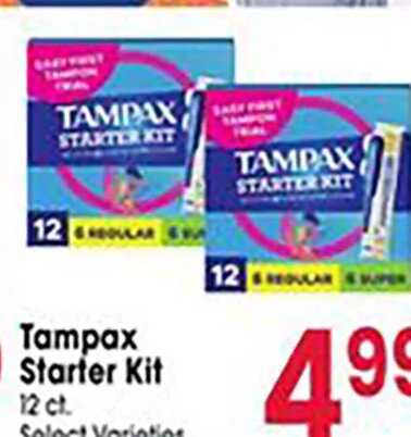 Tampax Starter Kit