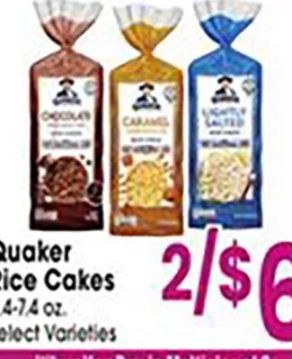 Quaker Rice Cakes at Jewel-Osco