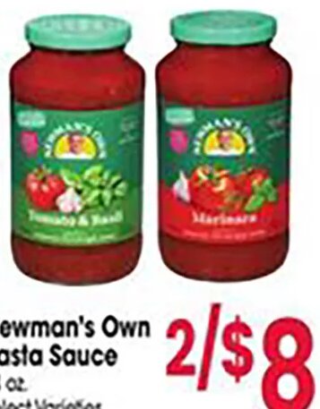 Newman's Own Pasta Sauce