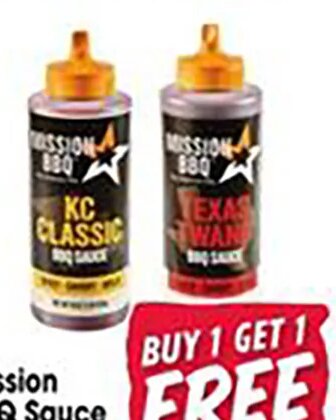 Mission BBQ Sauce at Jewel-Osco
