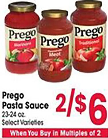 Prego Pasta Sauce at Jewel-Osco