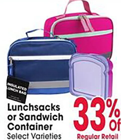 Lunchsacks or Sandwich Container