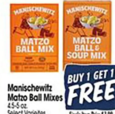 Manischewitz Matzo Ball Mixes