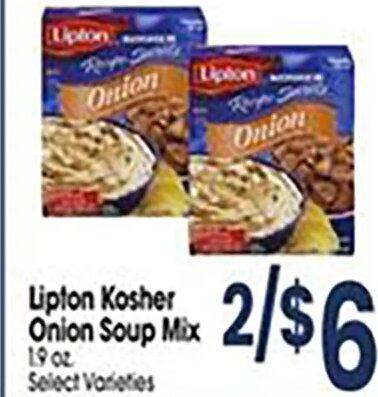 Lipton Kosher Onion Soup Mix at Jewel-Osco