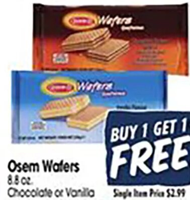 Osem Wafers at Jewel-Osco