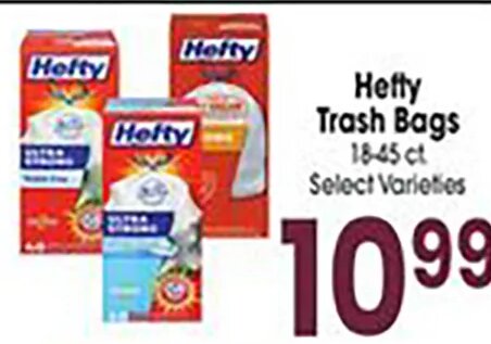 Hefty Trash Bags at Jewel-Osco