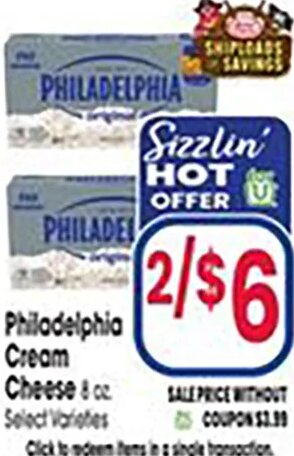 Philadelphia Cream Cheese at Jewel-Osco