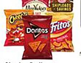Cheetos, Doritos, Fritos or Miss Vickies