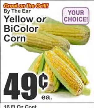Yellow or BiColor Corn at Key Food