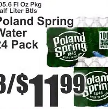 Poland Spring Water 24 Pack