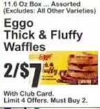 Eggo Thick & Fluffy Waffles