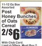 Post Honey Bunches of Oats Cereal