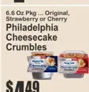 Philadelphia Cheesecake Crumbles at Key Food