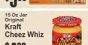 Kraft Cheez Whiz at Key Food