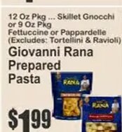 Giovanni Rana Prepared Pasta at Key Food