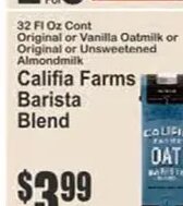 Califia Farms Barista Blend