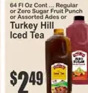 Turkey Hill Iced Tea at Key Food