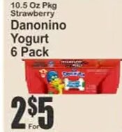 Danonino Yogurt at Key Food