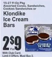 Klondike Ice Cream Bars