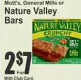 Nature Valley Bars at Key Food