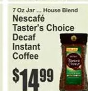 Nescafé Taster's Choice Decaf Instant Coffee