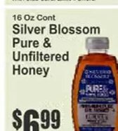 Silver Blossom Pure & Unfiltered Honey