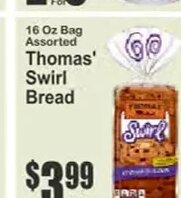 Thomas' Swirl Bread