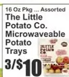 The Little Potato Co. Microwaveable Potato Trays at Key Food