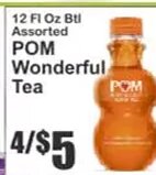POM Wonderful Tea at Key Food