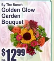 Golden Glow Garden Bouquet