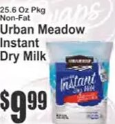 Urban Meadow Instant Dry Milk at Key Food