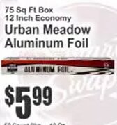 Urban Meadow Aluminum Foil