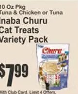 Inaba Churu Cat Treats Variety Pack at Key Food