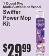 Swiffer Power Mop Kit at Key Food