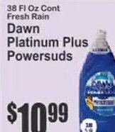 Dawn Platinum Plus Powersuds at Key Food
