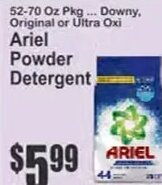 Ariel Powder Detergent at Key Food
