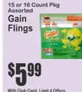 Gain Flings at Key Food