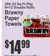 Brawny Paper Towels at Key Food