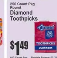 Diamond Toothpicks
