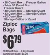 Ziploc Bags